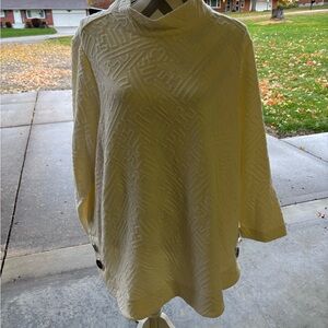 Ali Miles Elegant Cream Sweater(1x)